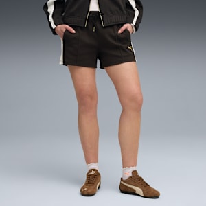 T7 Pintuck 4" Shorts Women, PUMA Black, extralarge